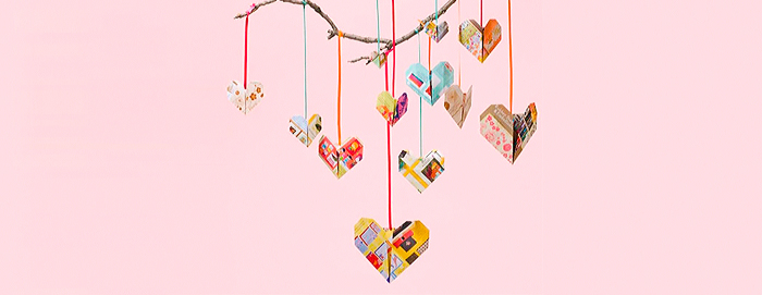 Валентинки-открытки в виде сердечек